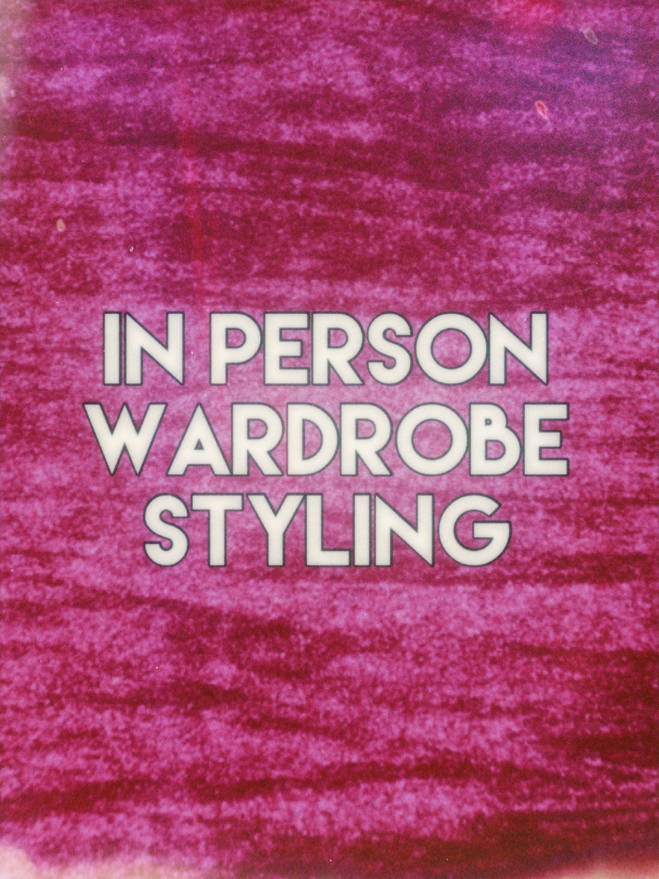 in person wardrobe styling